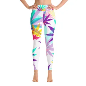 Yoga Vibrate Leaf E4SO Leggings