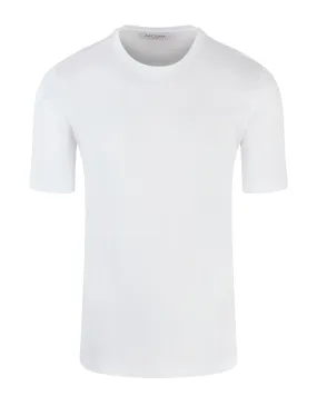 Zattura Mercerised Short Sleeve T-shirt (White)